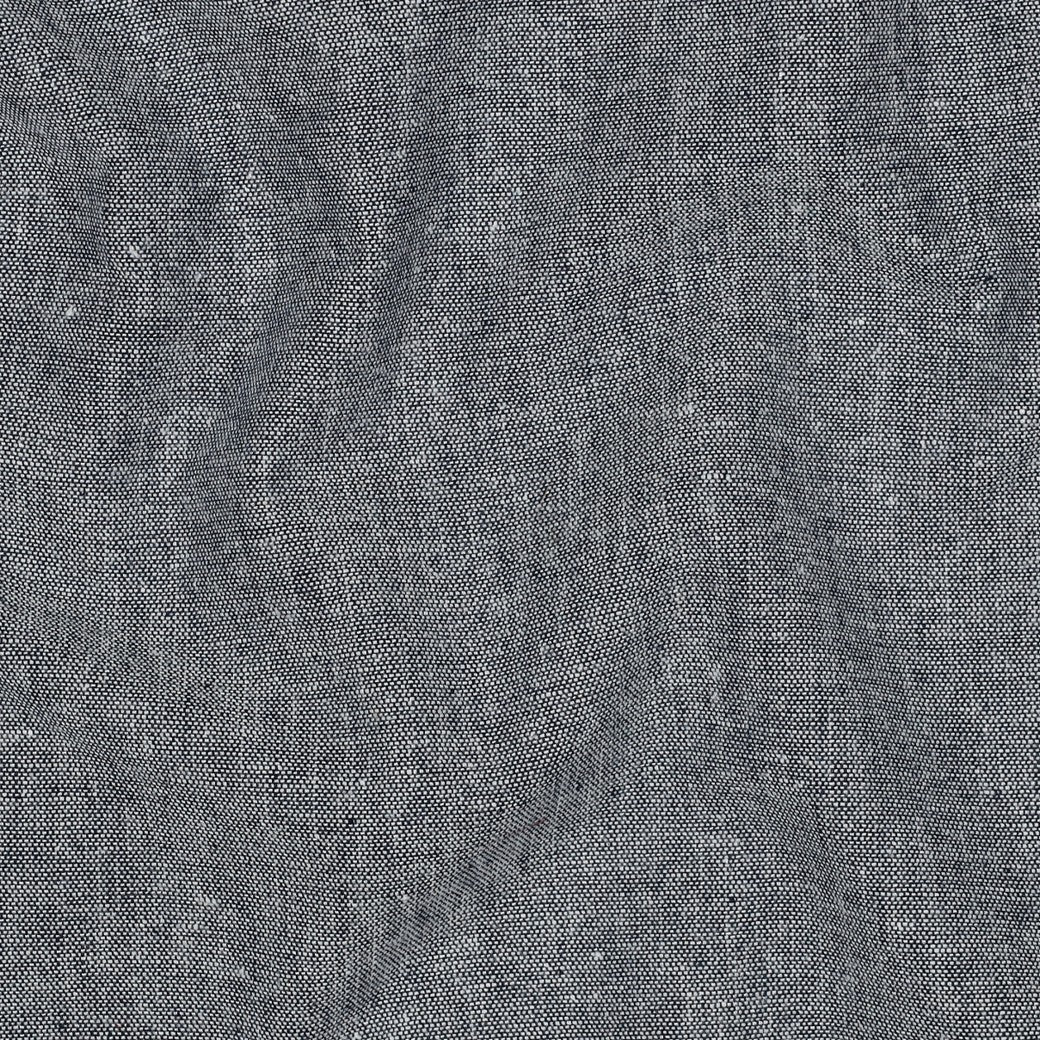 Baumwollstoff Navy | Meliert garngefärbt