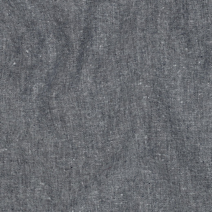 Baumwollstoff Navy | Meliert garngefärbt