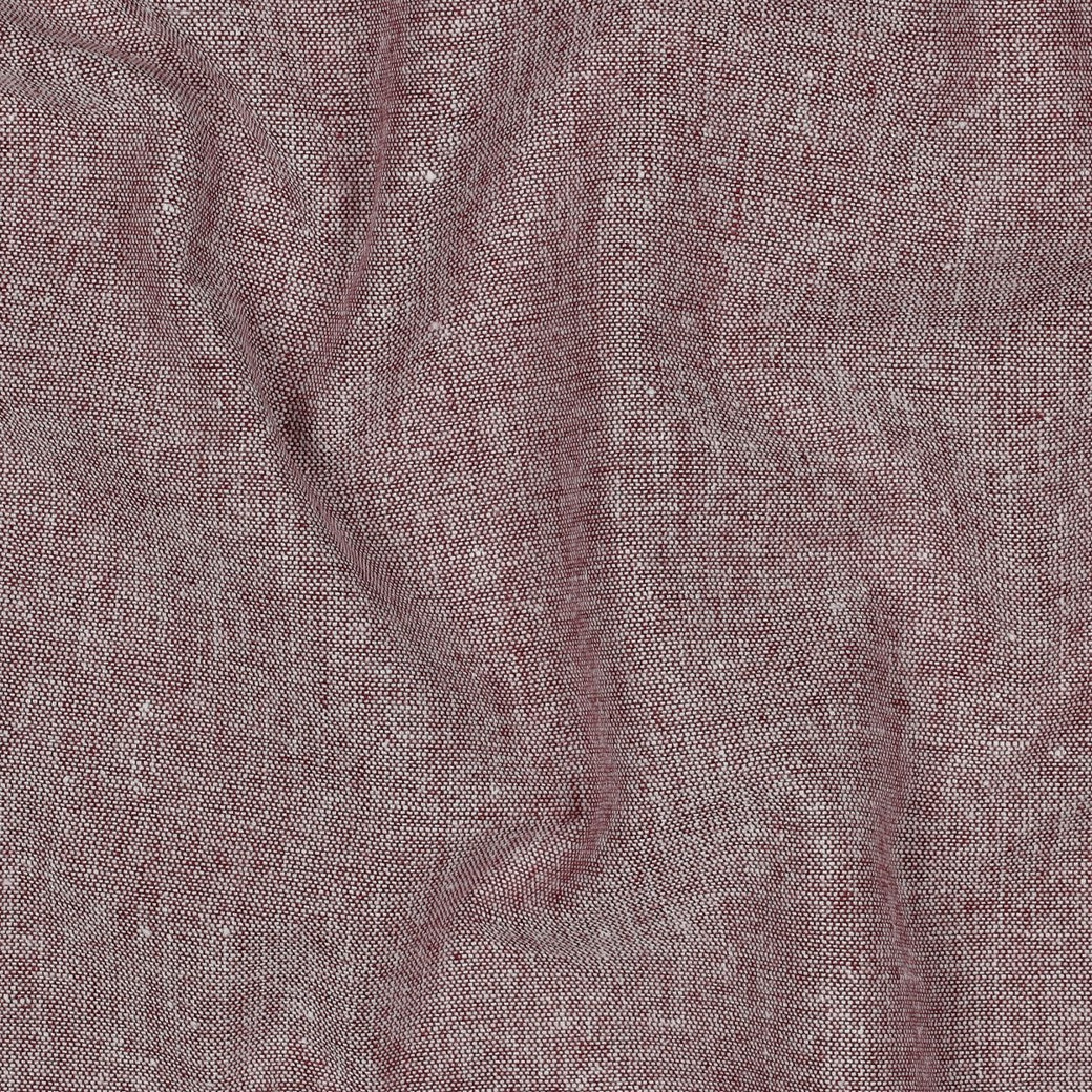 Baumwollstoff Aubergine | Meliert garngefärbt