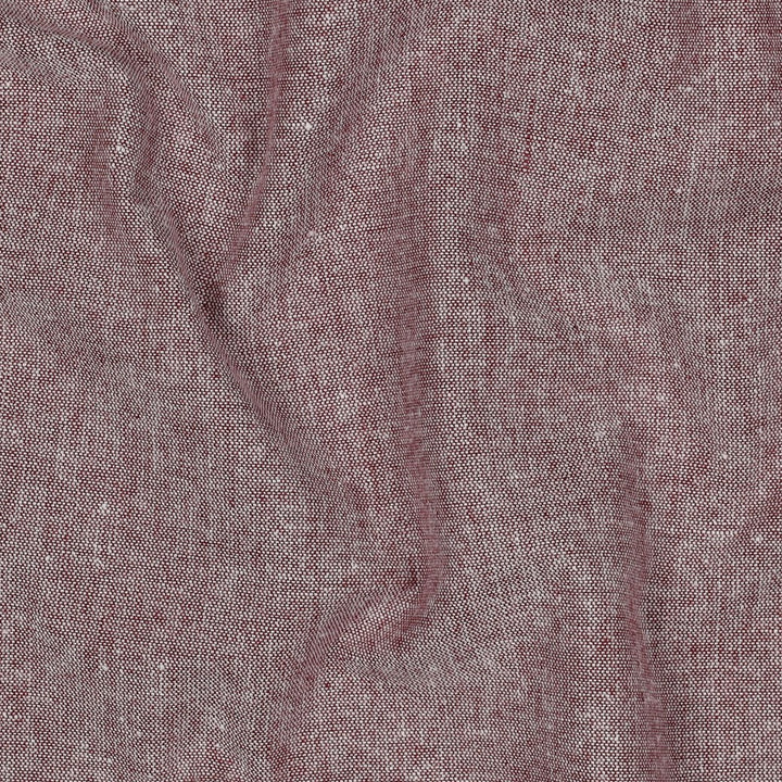 Baumwollstoff Aubergine | Meliert garngefärbt