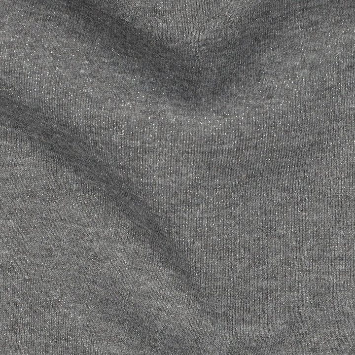 Sweat Lurex | Dunkelgrau | meliert mit Glitzereffekt Fadenwunsch 