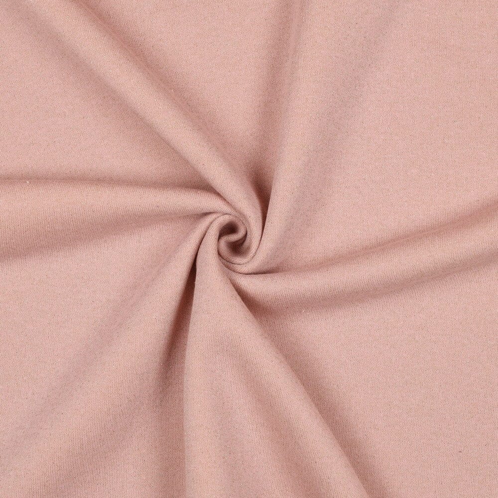 Sweat Lurex | Altrosa | meliert mit Gold Glitzereffekt Fadenwunsch 