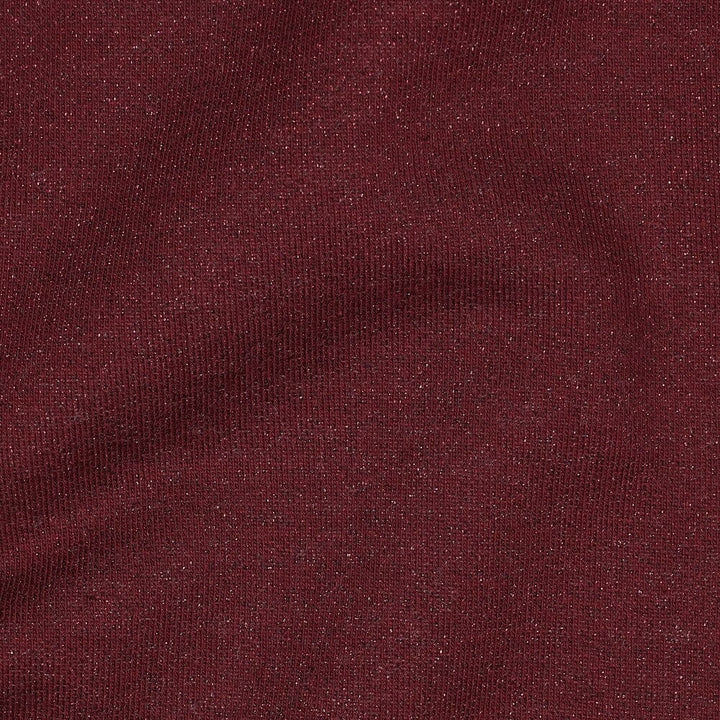 Sweat Lurex | Aubergine| meliert mit Glitzereffekt Fadenwunsch 