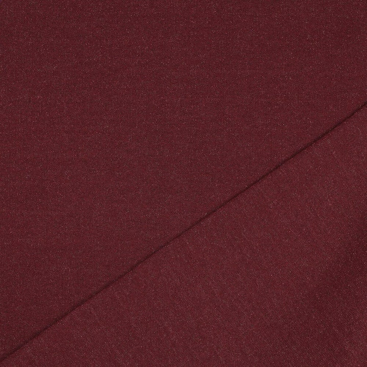 Sweat Lurex | Aubergine| meliert mit Glitzereffekt Fadenwunsch 