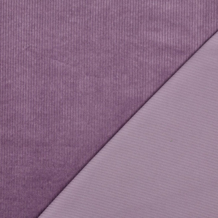 Feincord Stretch uni – Rauchflieder Fadenwunsch 