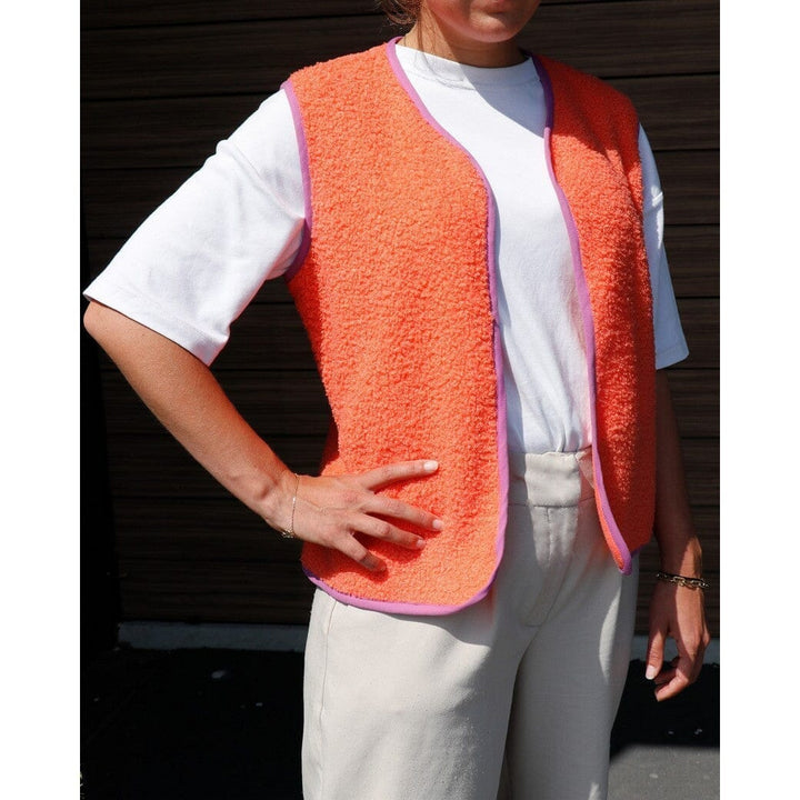 Teddy Fleece - Neon Pink Fadenwunsch 