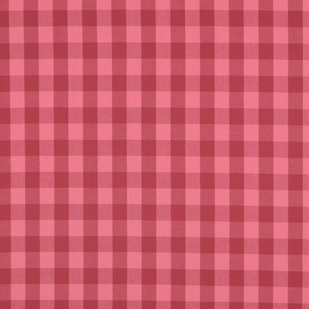 Baumwolle garngefärbt - Karos Mauve / Bordeaux Fadenwunsch 