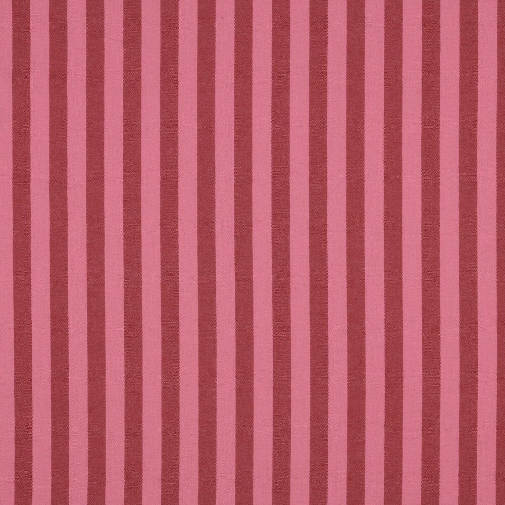Baumwolle garngefärbt - Streifen Mauve / Bordeaux Fadenwunsch 