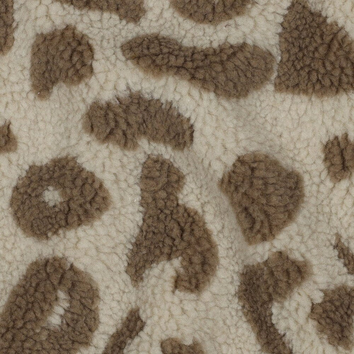 Teddy Jacquard Leoprint - Beige Fadenwunsch 