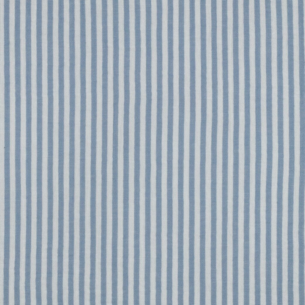 Musselin „Soft Stripes“ – Blau | garngefärbte Streifen Fadenwunsch 