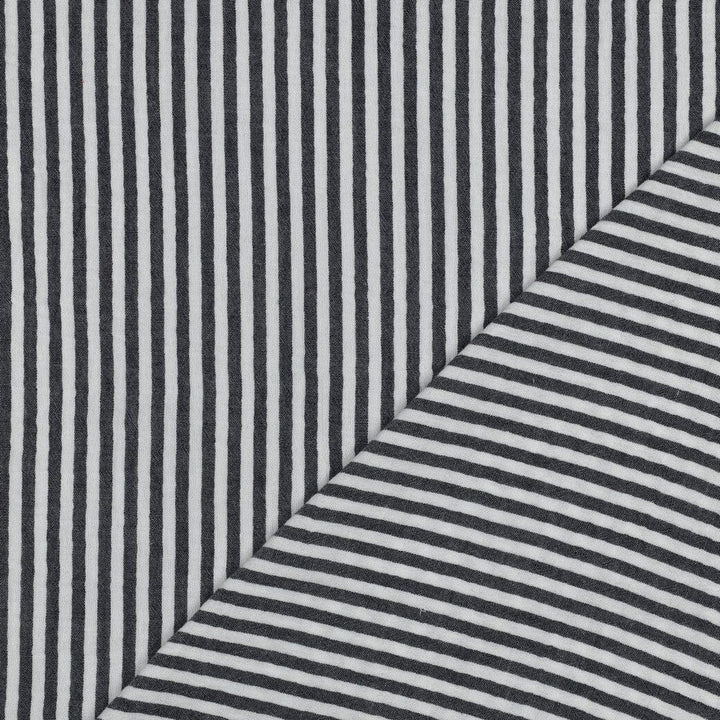 Musselin „Soft Stripes“ – Marineblau | garngefärbte Streifen Fadenwunsch 
