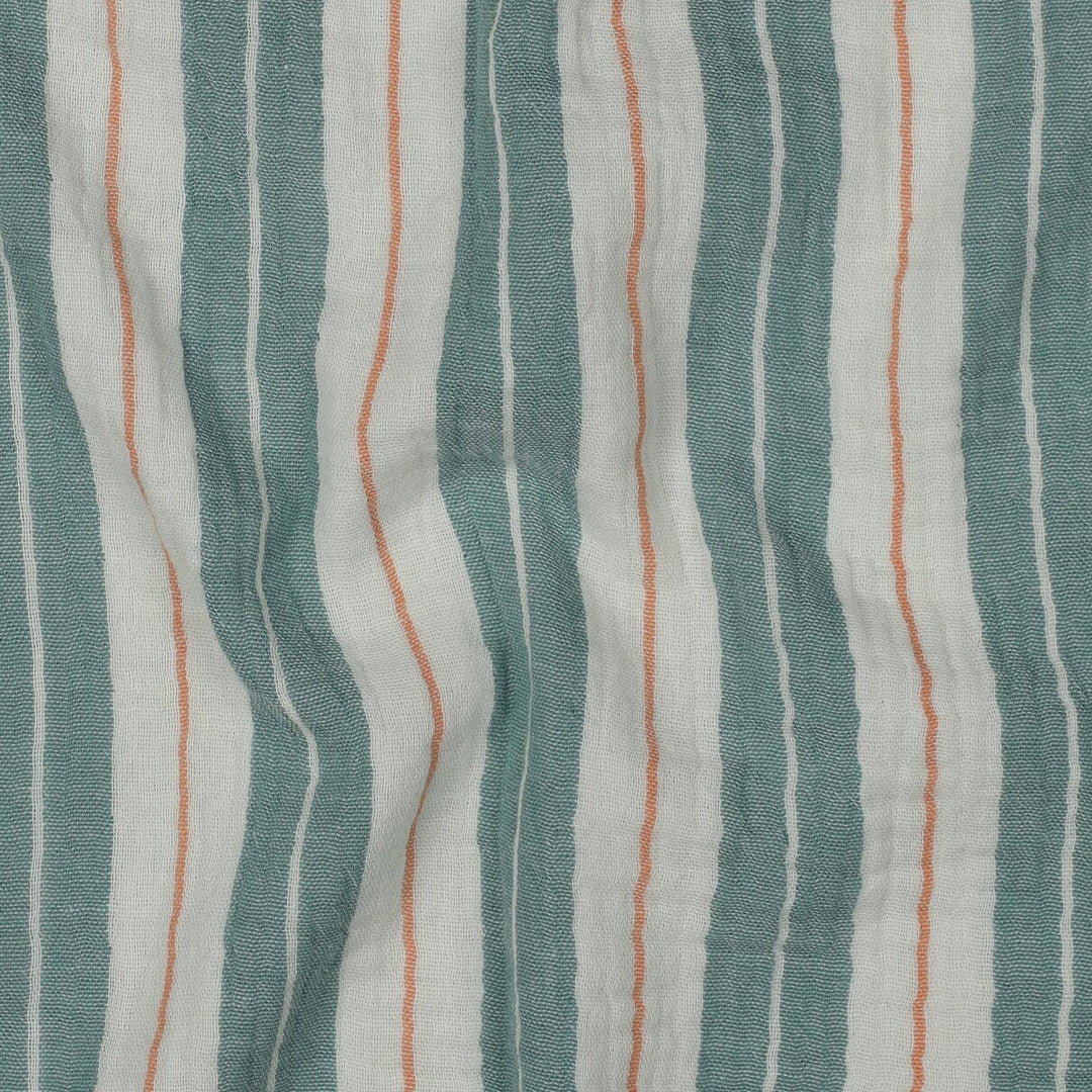 Musselin "Streifen Grün" Swafing 