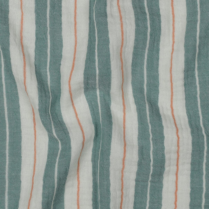 Musselin "Streifen Grün" Swafing 