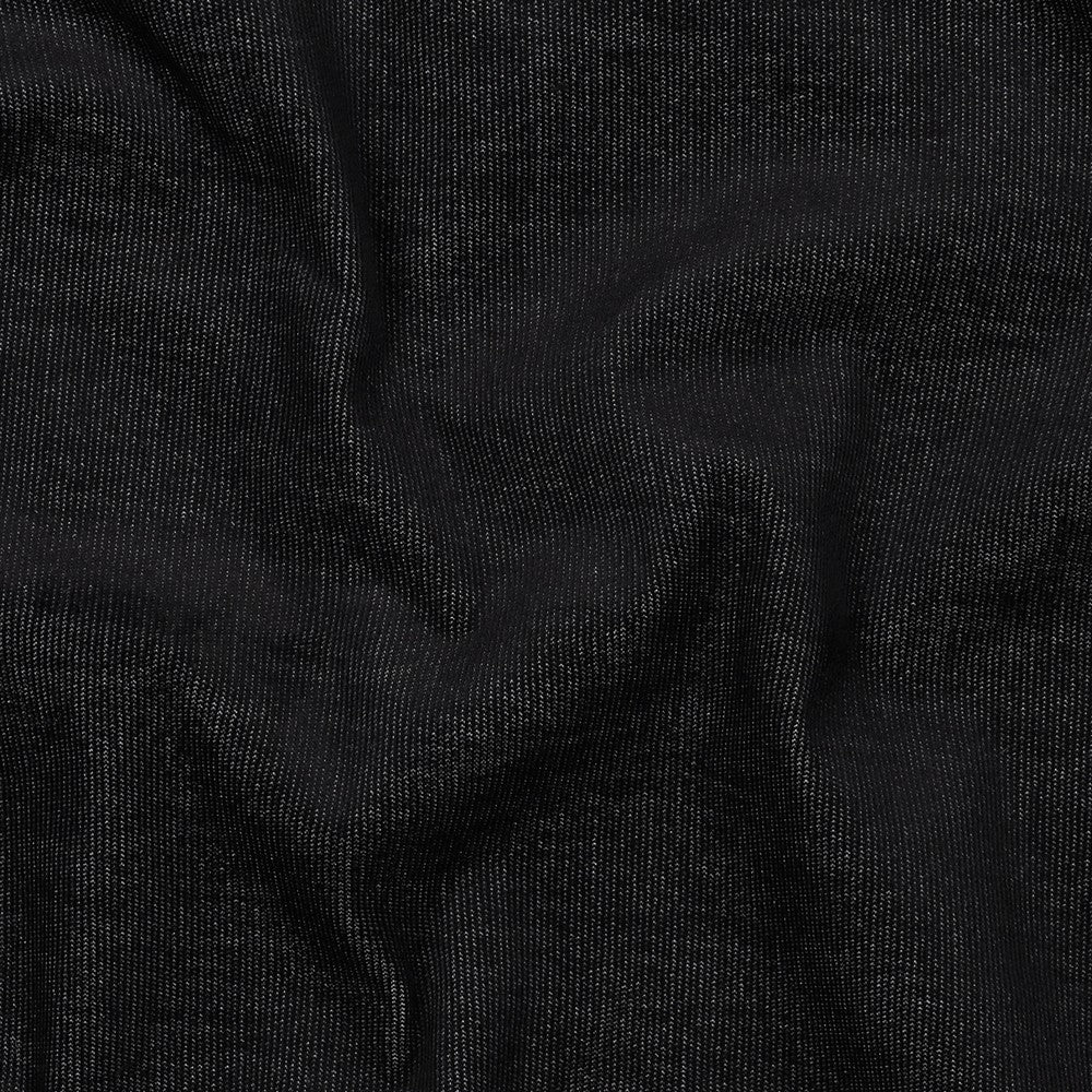 Feiner Babycord Denim | Schwarz