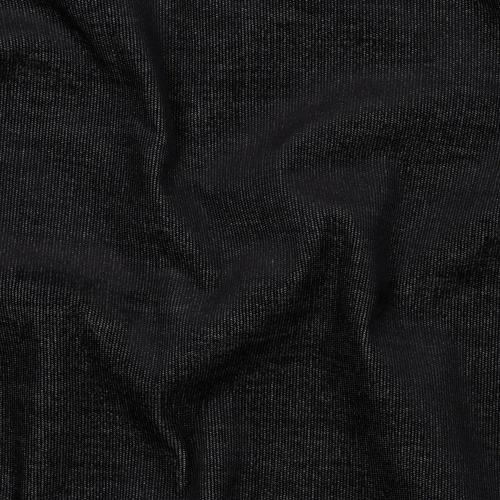 Feiner Babycord Denim | Schwarz