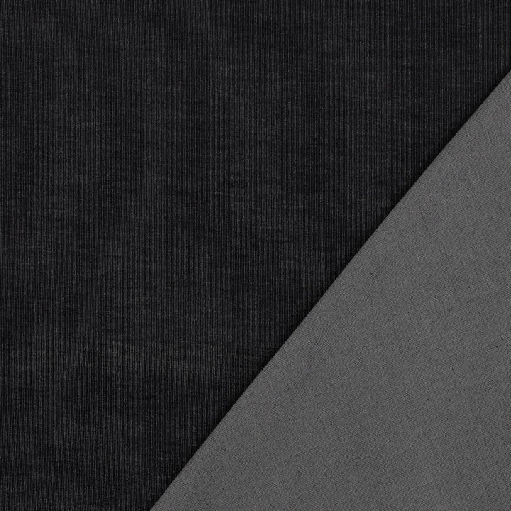 Feiner Babycord Denim | Schwarz