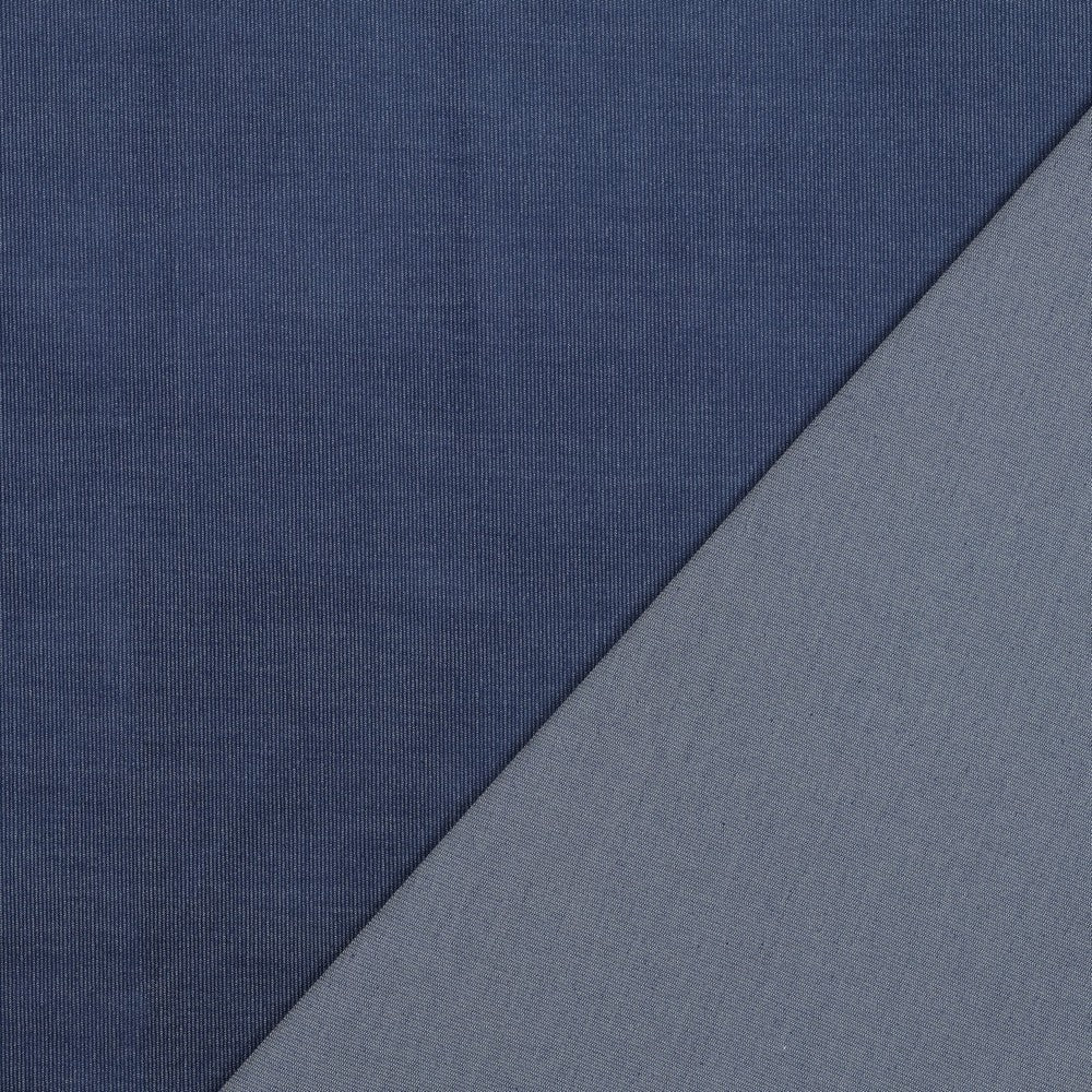 Feiner Babycord Denim | Blau