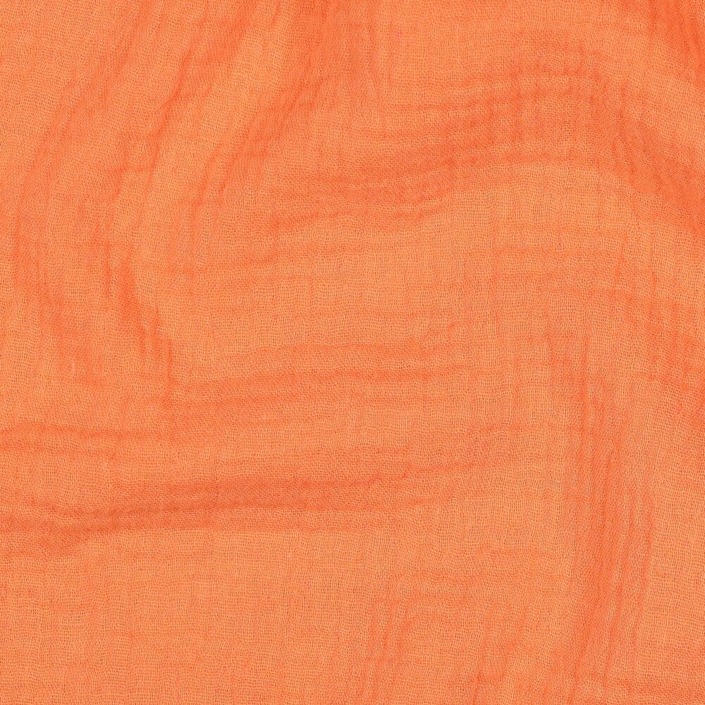 Musselin | Double Gauze | Orange | Bio-Qualität Fadenwunsch 