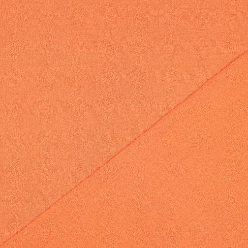 Musselin | Double Gauze | Orange | Bio-Qualität Fadenwunsch 