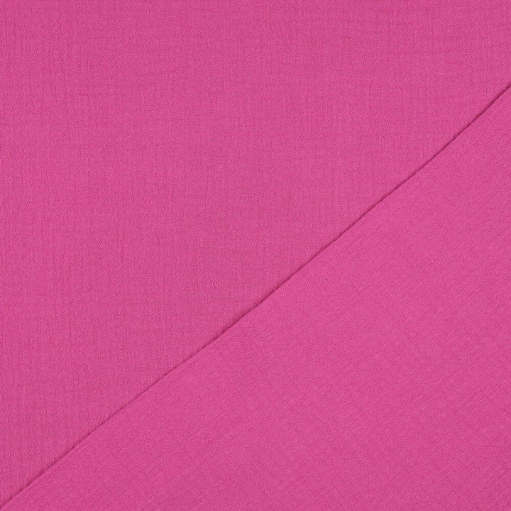 Musselin | Double Gauze | Pink | Bio-Qualität Fadenwunsch 