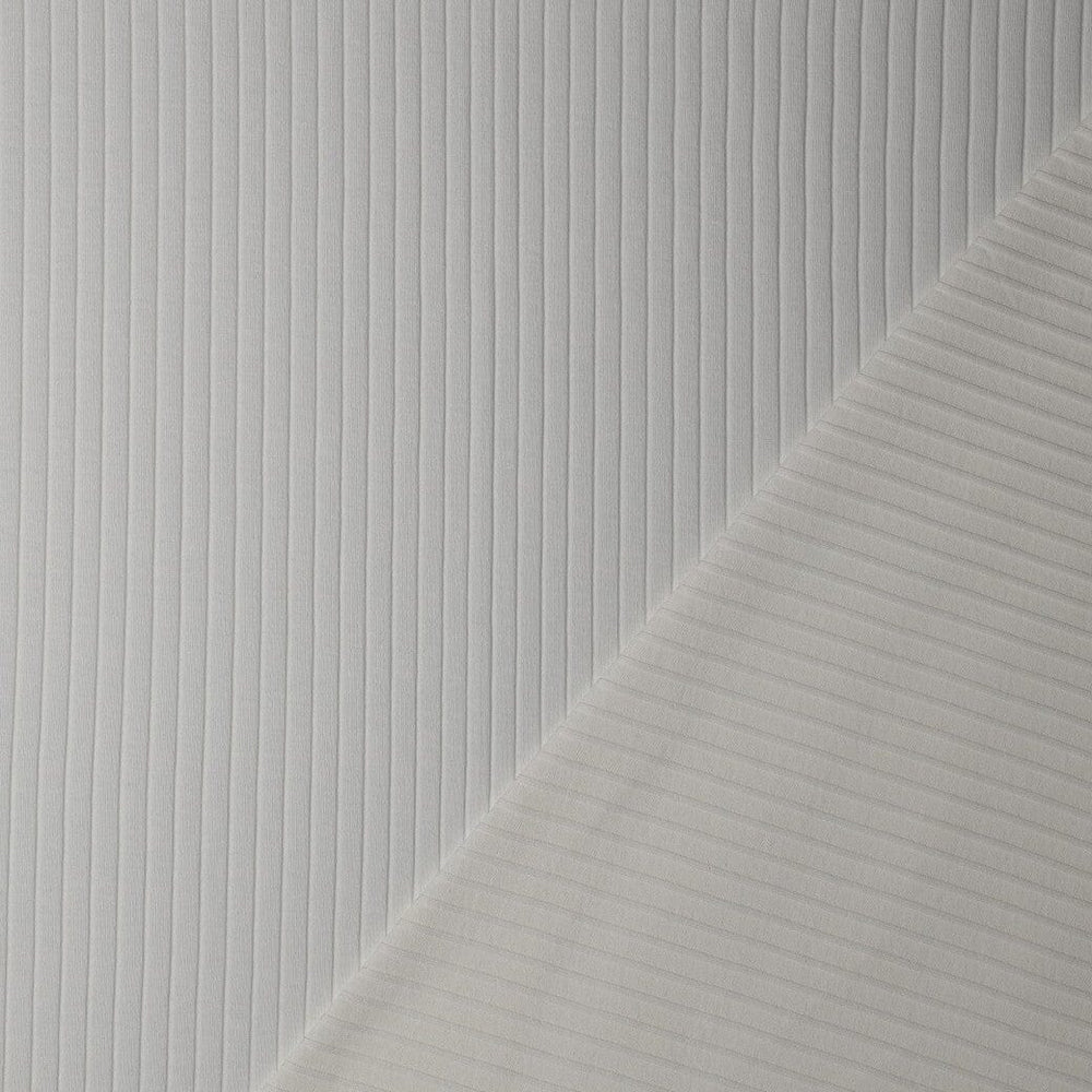 Rib-Jersey uni grob - Ecru Fadenwunsch 