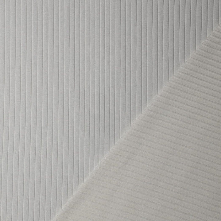 Rib-Jersey uni grob - Ecru Fadenwunsch 