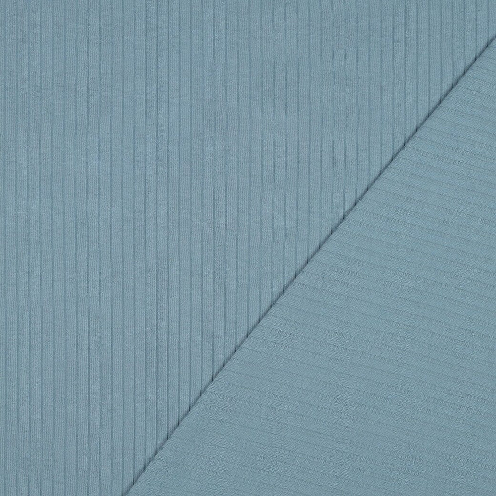 Rib-Jersey uni grob - Jeansblau Fadenwunsch 