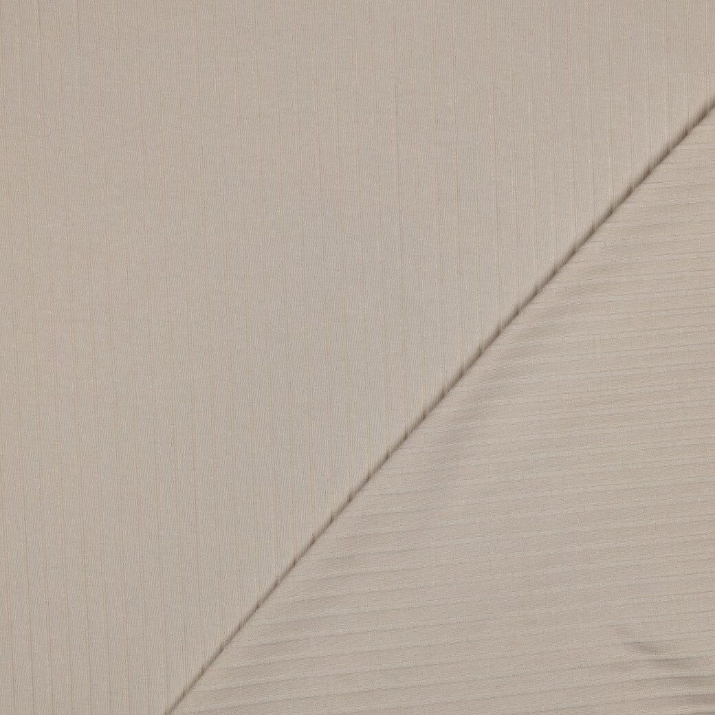 Rib-Jersey uni grob - Sand
