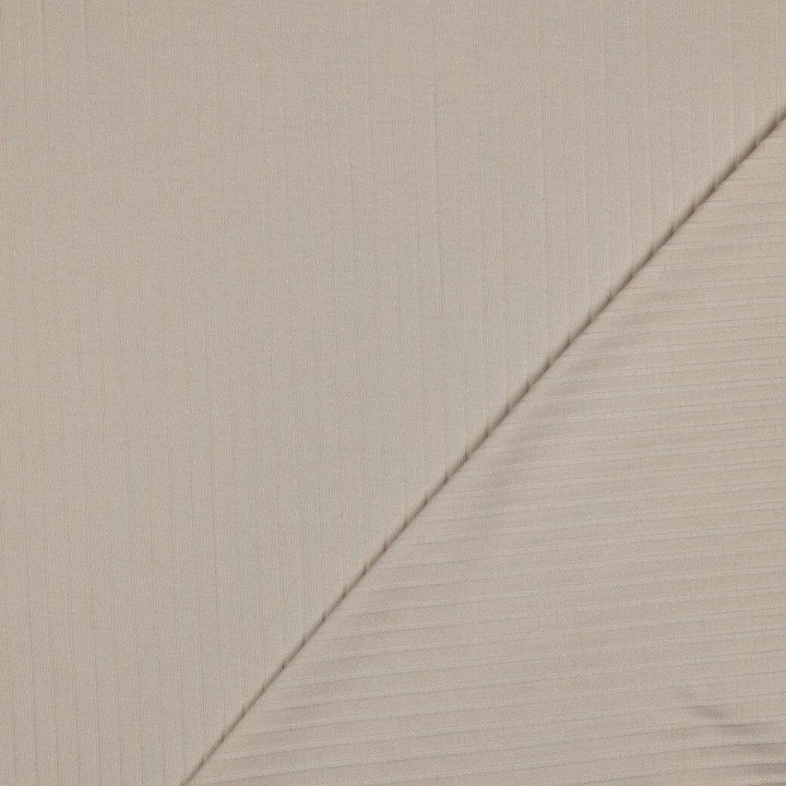 Rib-Jersey uni grob - Sand
