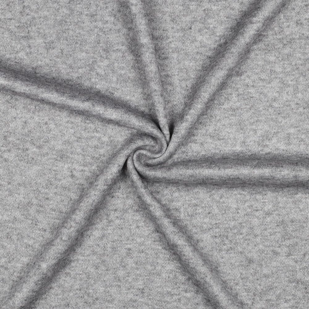 Strickstoff | Grau Meliert | weich & zeitlos Fadenwunsch 