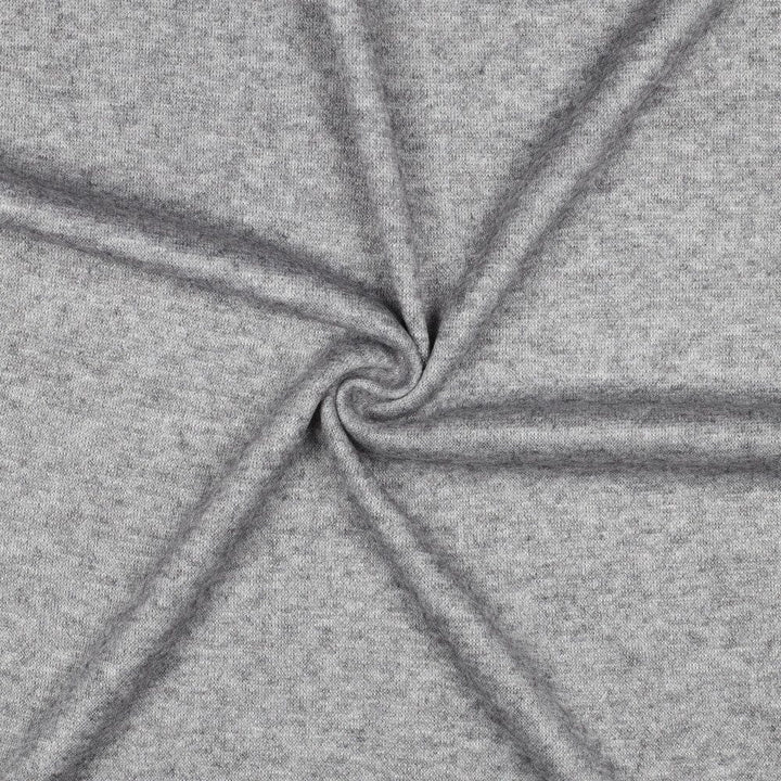 Strickstoff | Grau Meliert | weich & zeitlos Fadenwunsch 