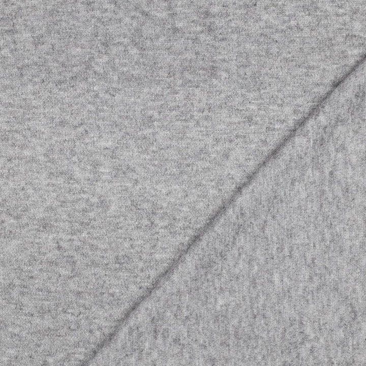 Strickstoff | Grau Meliert | weich & zeitlos Fadenwunsch 