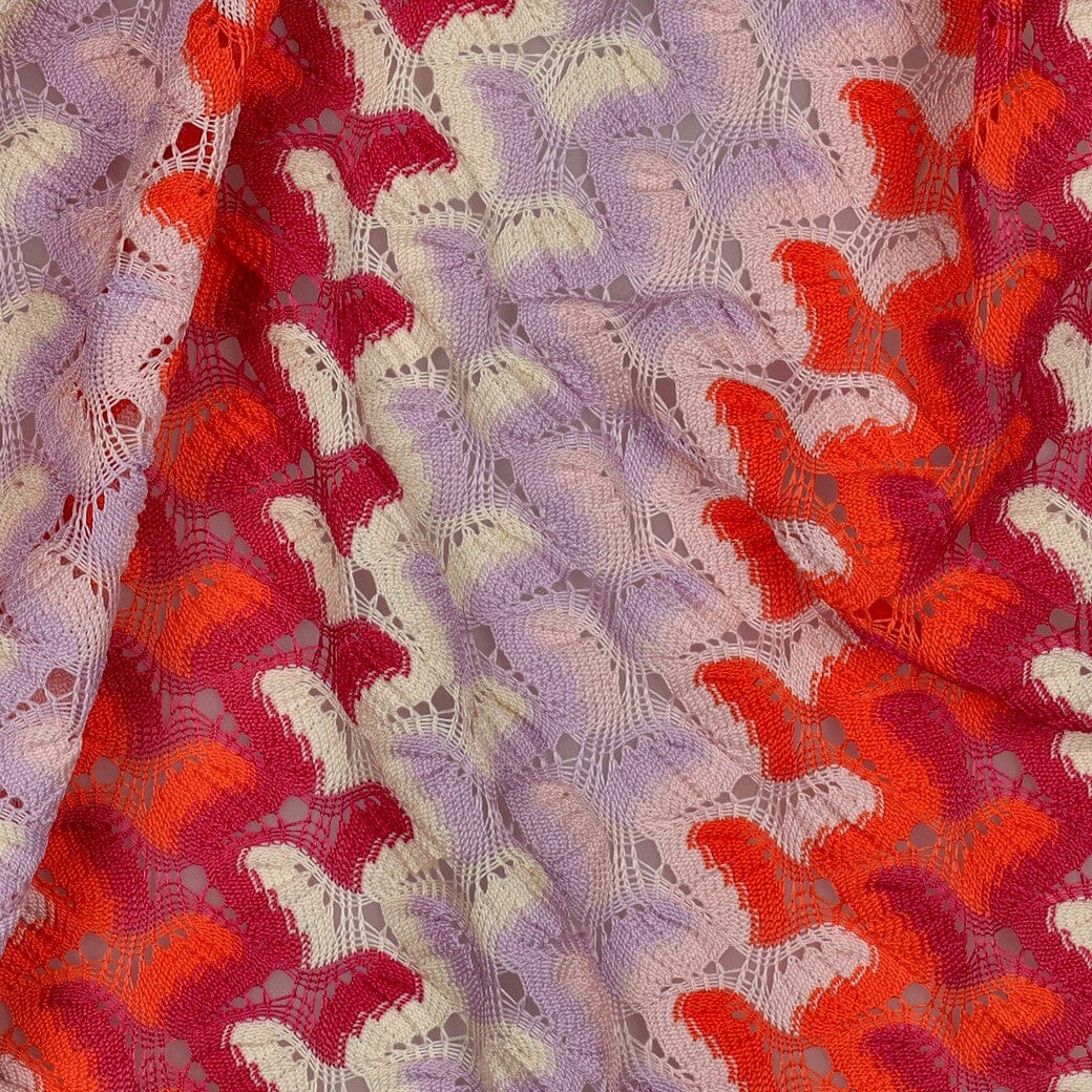 Strick „Candy Crochet“ – Retro-Häkeloptik in Fuchsia Fadenwunsch 