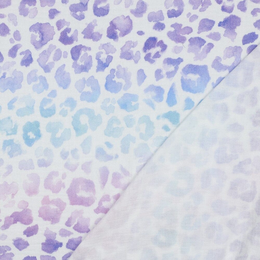 Musselin | Double Gauze | Pastell Aquarell Leo | Bio-Qualität Fadenwunsch 