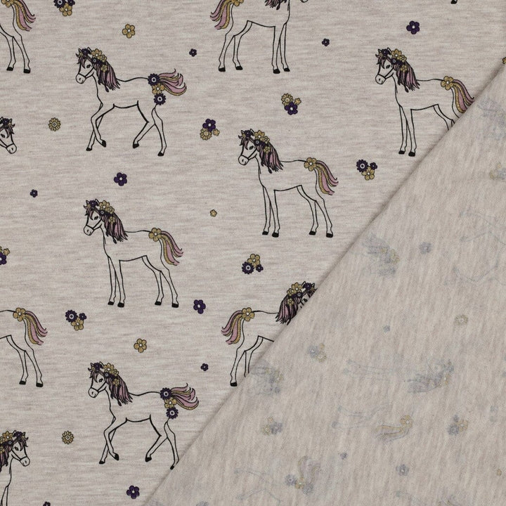 Jersey "Glitzer Pferd - Sand" fadenwunsch 
