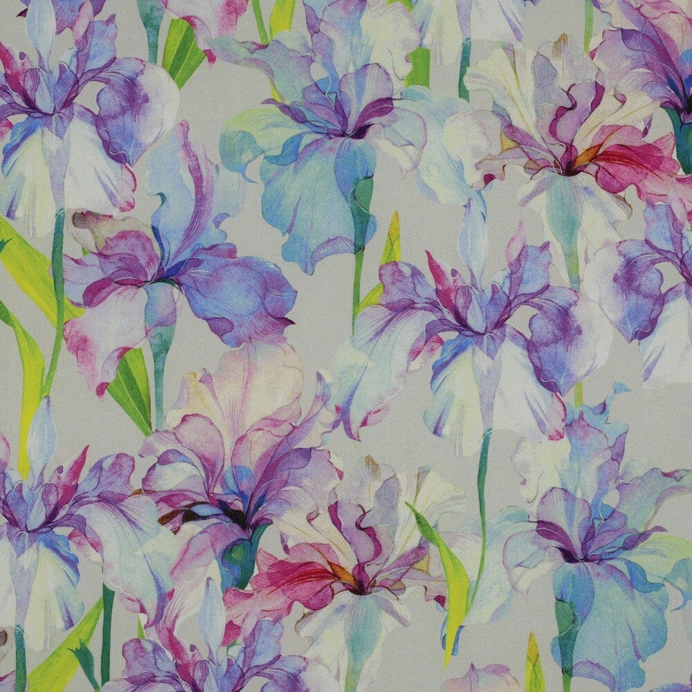 Viskose „Dream Bloom“ – florales Aquarell in Ecru Fadenwunsch 