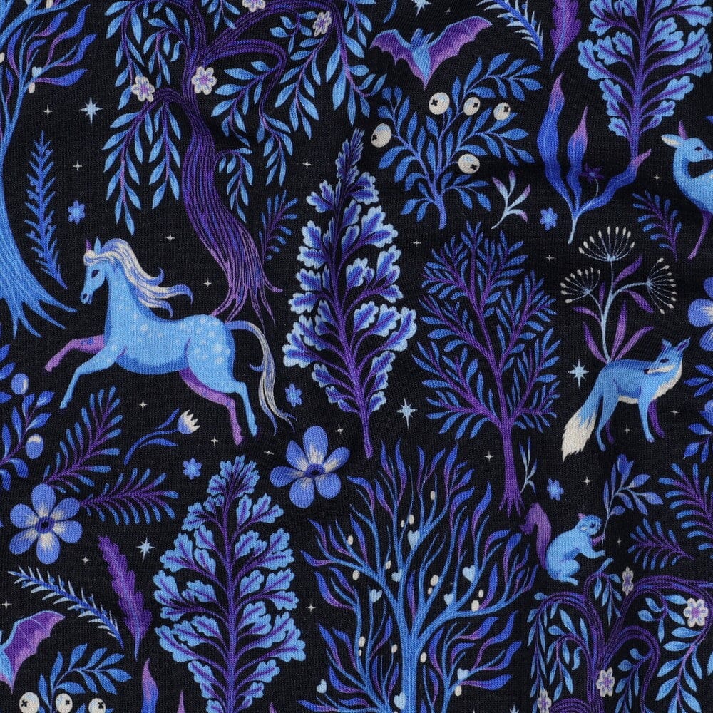Bio Jersey Magic Forest – Midnight Blue Fadenwunsch 