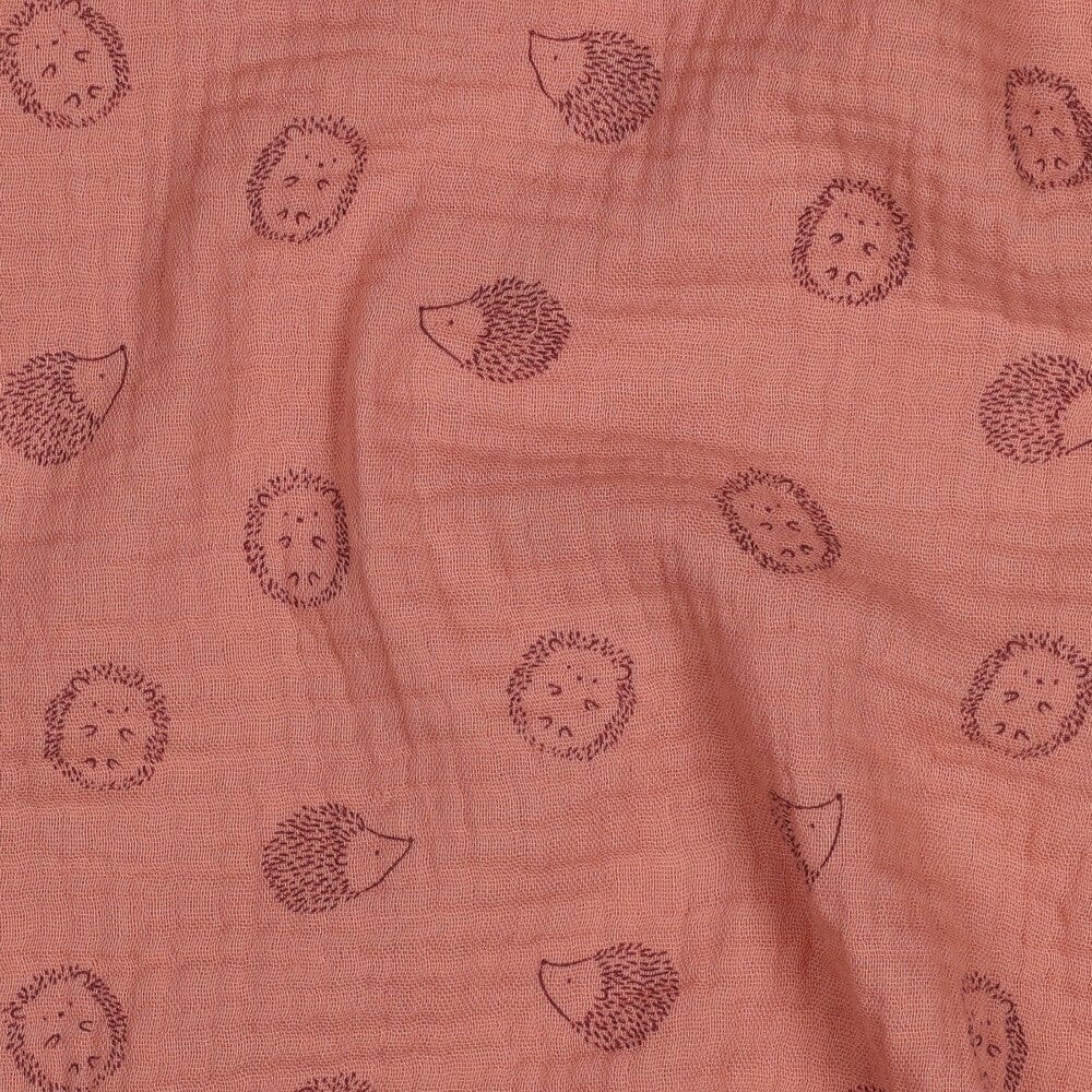 Musselin "Igel - Rost" Swafing 