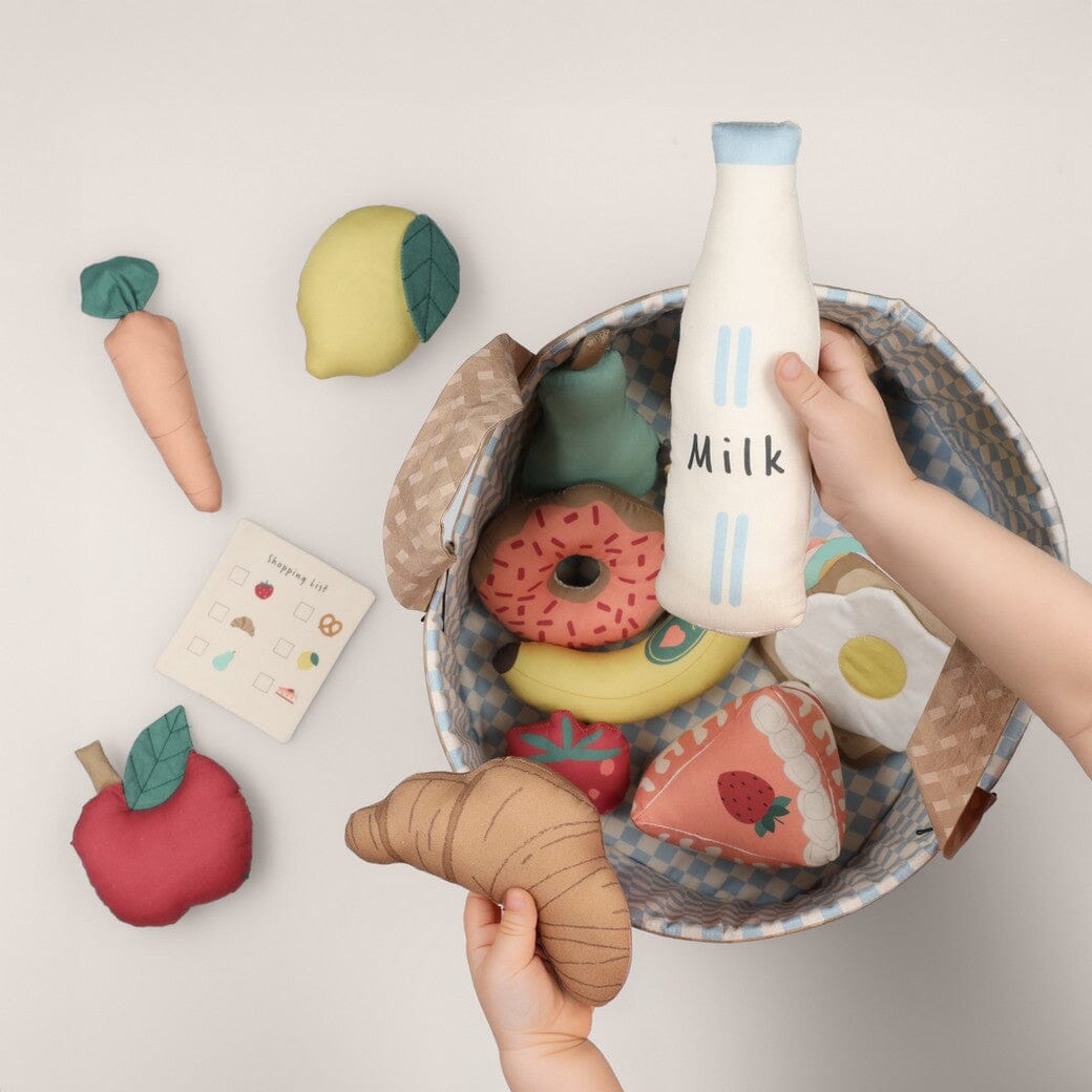 Panel Wochenmarkt - Essen zum Anfassen | Popeline Fadenwunsch 