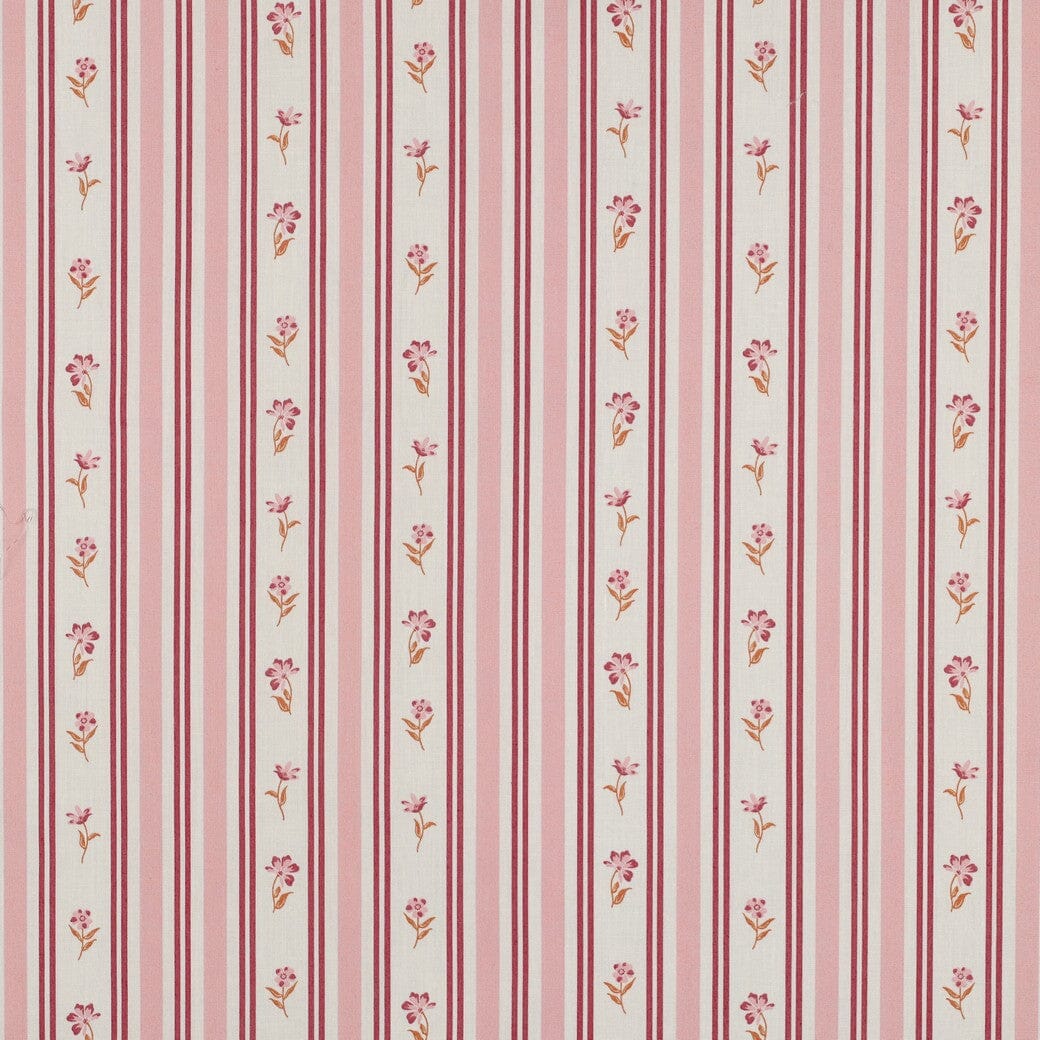 Popeline "Petite Bloom" - Streifen Rosa Fadenwunsch 
