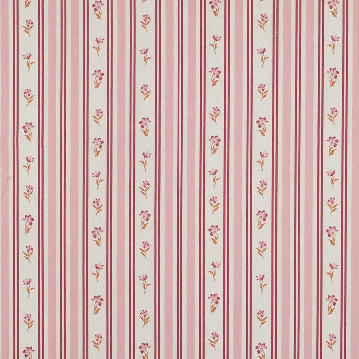 Popeline "Petite Bloom" - Streifen Rosa Fadenwunsch 