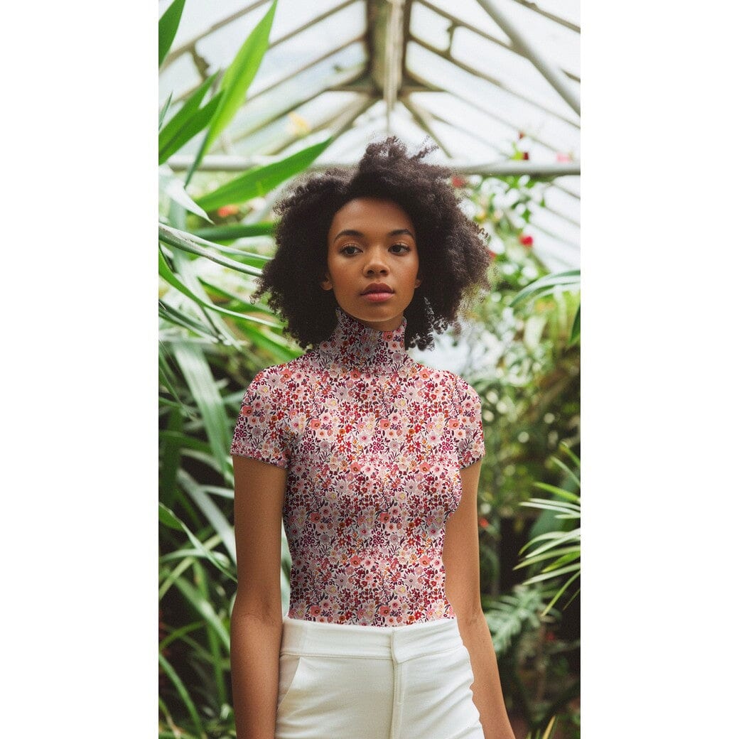 Rib-Jersey Blossom Melody – Off White Fadenwunsch 