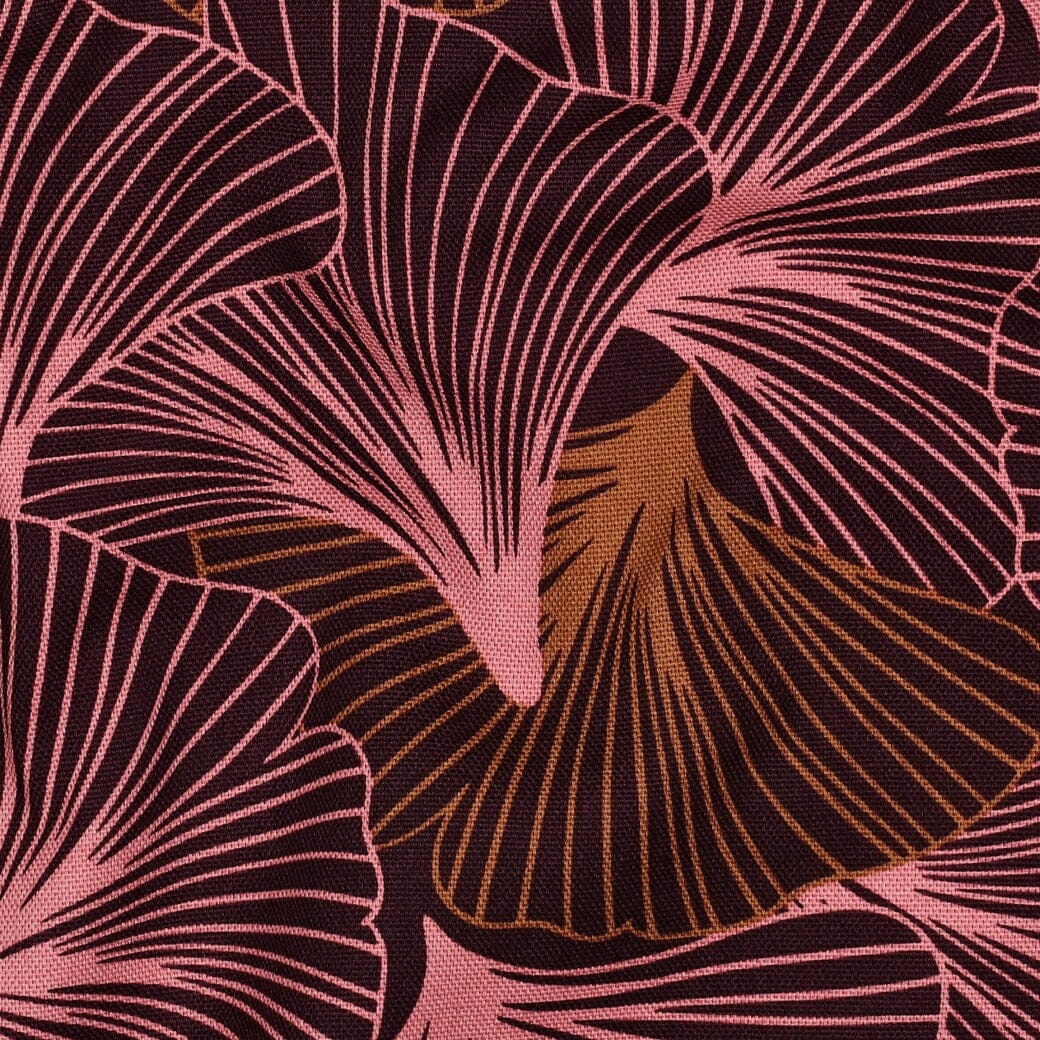 Canvas | Ginkgo Elegance | Bordeaux