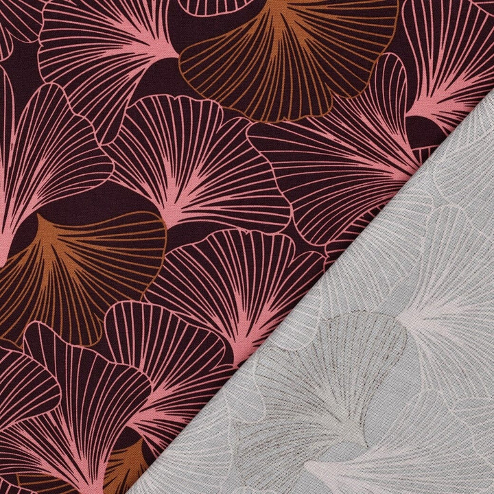 Canvas | Ginkgo Elegance | Bordeaux