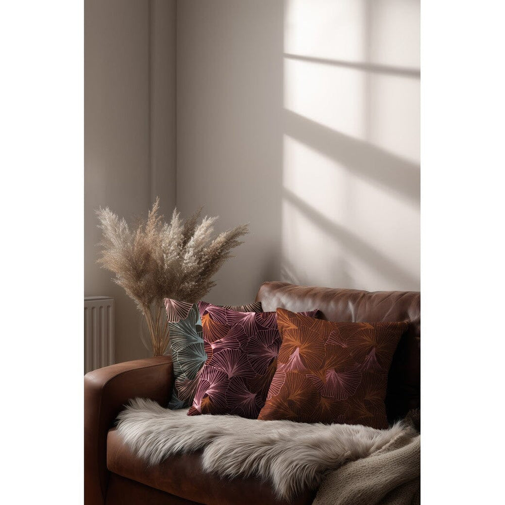 Canvas | Ginkgo Elegance | Bordeaux Fadenwunsch 