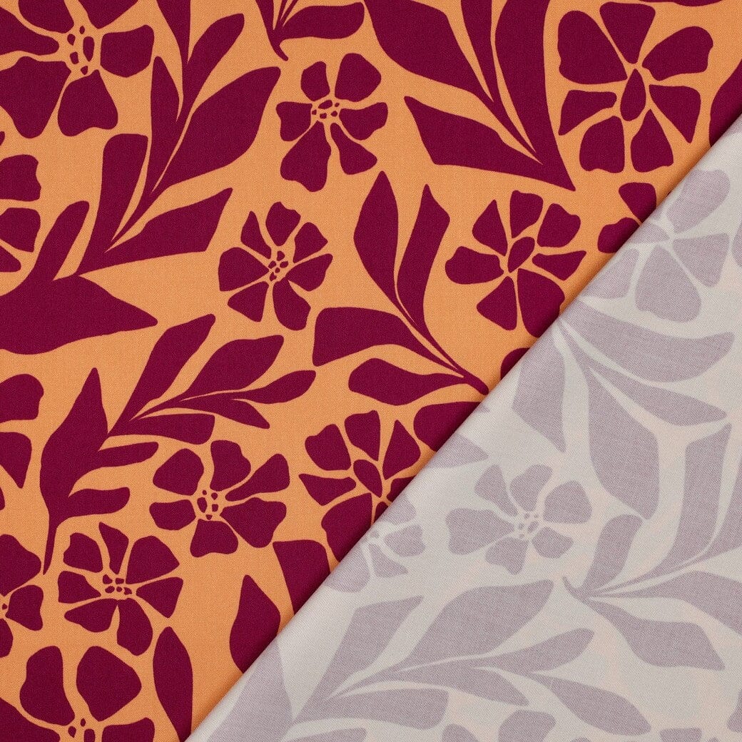 Viskose Rosella Flower | Apricot Fadenwunsch 
