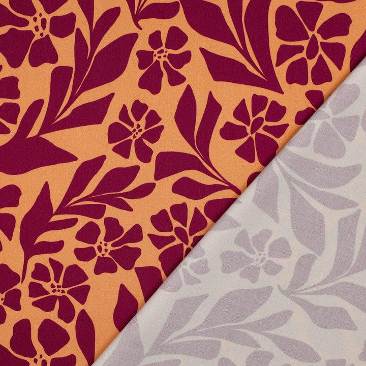 Viskose Rosella Flower | Apricot Fadenwunsch 