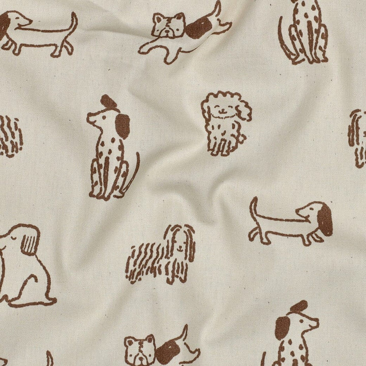 Bio Popeline Natur Hunde | Naturals-Kollektion Fadenwunsch 