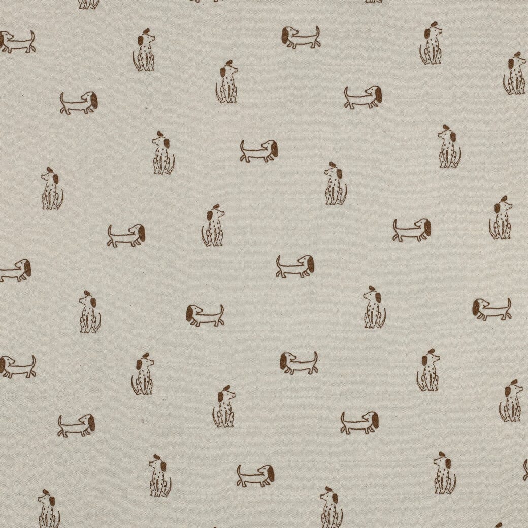 Bio Musselin Hunde - Natur | Naturals-Kollektion Fadenwunsch 