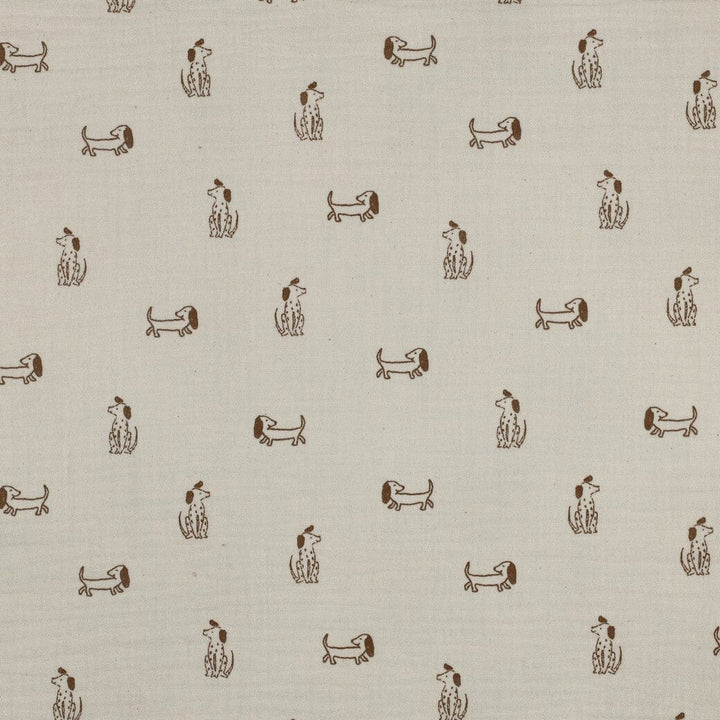 Bio Musselin Hunde - Natur | Naturals-Kollektion Fadenwunsch 